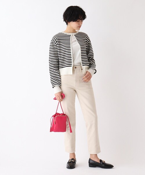 OPAQUE.CLIP（オペークドットクリップ）の「◆ソフトフェイクレザードロストミニショルダー（ショルダーバッグ・レディース・ホワイト/ブラック/イエロー/ベビーピンク・00）」の16枚目の写真