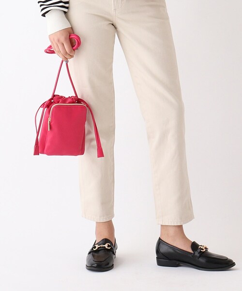 OPAQUE.CLIP（オペークドットクリップ）の「◆ソフトフェイクレザードロストミニショルダー（ショルダーバッグ・レディース・ホワイト/ブラック/イエロー/ベビーピンク・00）」の14枚目の写真