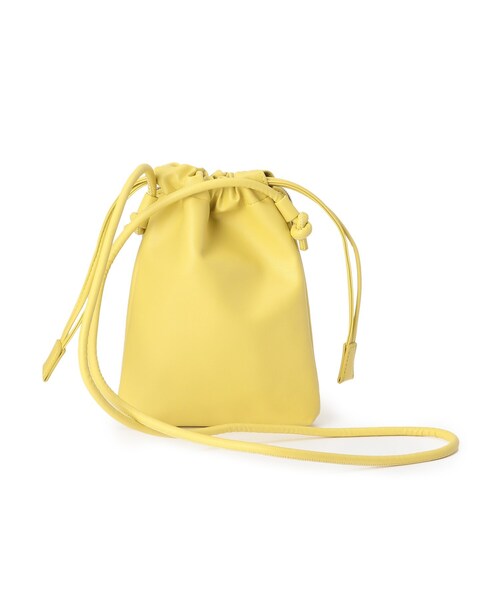 OPAQUE.CLIP（オペークドットクリップ）の「◆ソフトフェイクレザードロストミニショルダー（ショルダーバッグ・レディース・ホワイト/ブラック/イエロー/ベビーピンク・00）」の11枚目の写真