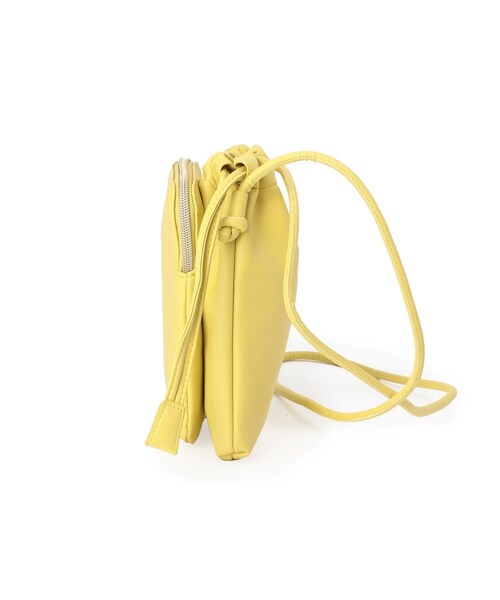 OPAQUE.CLIP（オペークドットクリップ）の「◆ソフトフェイクレザードロストミニショルダー（ショルダーバッグ・レディース・ホワイト/ブラック/イエロー/ベビーピンク・00）」の6枚目の写真