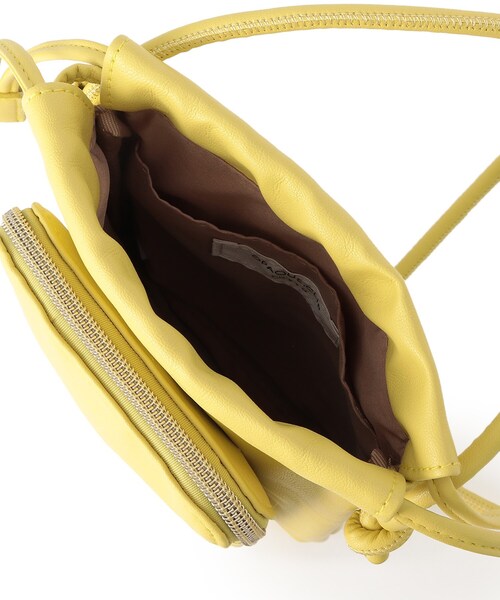 OPAQUE.CLIP（オペークドットクリップ）の「◆ソフトフェイクレザードロストミニショルダー（ショルダーバッグ・レディース・ホワイト/ブラック/イエロー/ベビーピンク・00）」の18枚目の写真