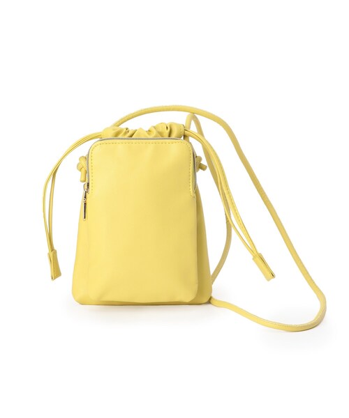 OPAQUE.CLIP（オペークドットクリップ）の「◆ソフトフェイクレザードロストミニショルダー（ショルダーバッグ・レディース・ホワイト/ブラック/イエロー/ベビーピンク・00）」の17枚目の写真