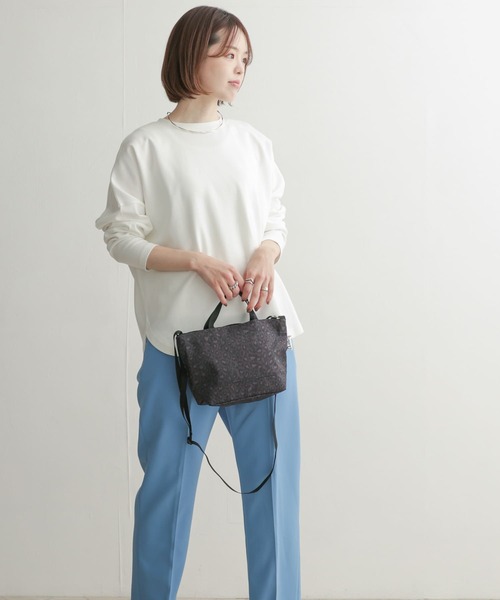 URBAN RESEARCH DOORS(アーバンリサーチドアーズ)の「コットンワイドプルオーバー(Tシャツ/カットソー・レディース・ネイビー/オフホワイト/グリーン/ホワイト系その他・MEDIUM)」の21枚目の写真