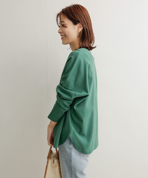 URBAN RESEARCH DOORS(アーバンリサーチドアーズ)の「コットンワイドプルオーバー(Tシャツ/カットソー・レディース・ネイビー/オフホワイト/グリーン/ホワイト系その他・MEDIUM)」の22枚目の写真