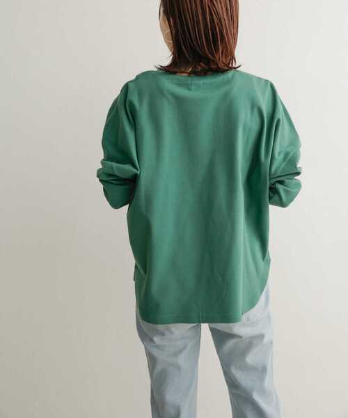 URBAN RESEARCH DOORS(アーバンリサーチドアーズ)の「コットンワイドプルオーバー(Tシャツ/カットソー・レディース・ネイビー/オフホワイト/グリーン/ホワイト系その他・MEDIUM)」の8枚目の写真