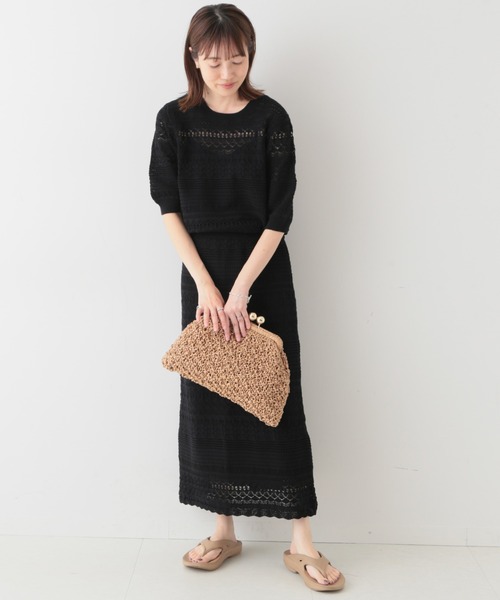 SLOBE IENA（スローブイエナ）の「クロシェニットプルオーバー