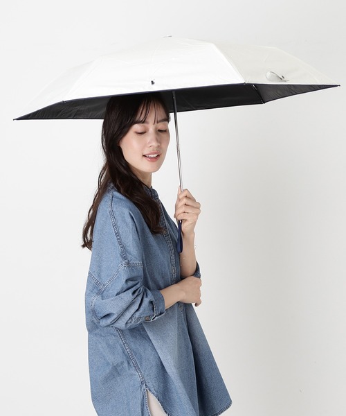 WEB限定】遮光100% 晴雨兼用 折りたたみ日傘 ”ワンポイント ポロポニー