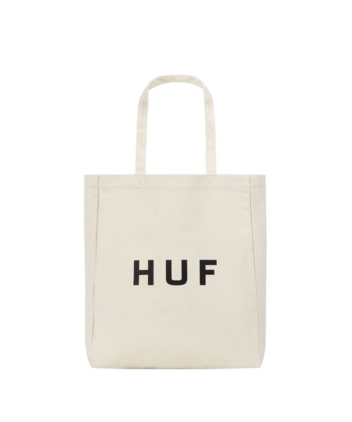 HUF（ハフ）の「HUF OG LOGO TOTE BAG M / HUF トートバッグ（トートバッグ・メンズ・ブラック/ナチュラル・O/S）」の4枚目の写真