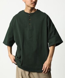 FREAK'S STORE | WEB限定 ビッグシルエット マックスウェイト ヘンリーネックTシャツ/ヘビーウェイト(Tシャツ/カットソー)