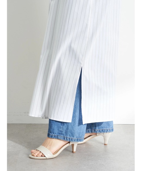 earth music&ecology（アースミュージックアンドエコロジー）の「ワークシャツワンピース（シャツワンピース・レディース・ホワイト系その他6/ベージュ系その他2/グリーン系その他3/ブルー系その他2・FREE）」の20枚目の写真