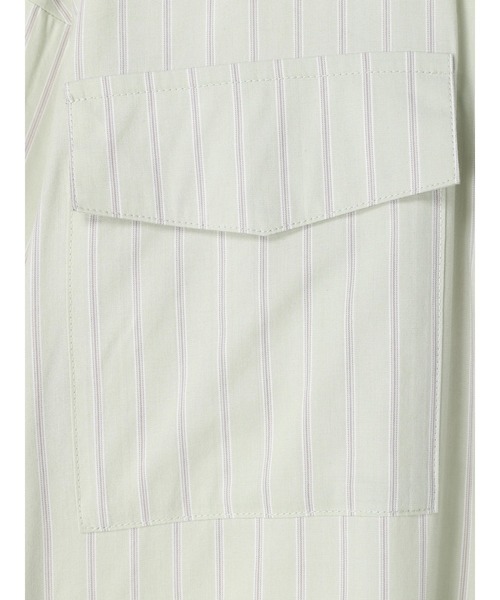 earth music&ecology（アースミュージックアンドエコロジー）の「ワークシャツワンピース（シャツワンピース・レディース・ホワイト系その他6/ベージュ系その他2/グリーン系その他3/ブルー系その他2・FREE）」の8枚目の写真