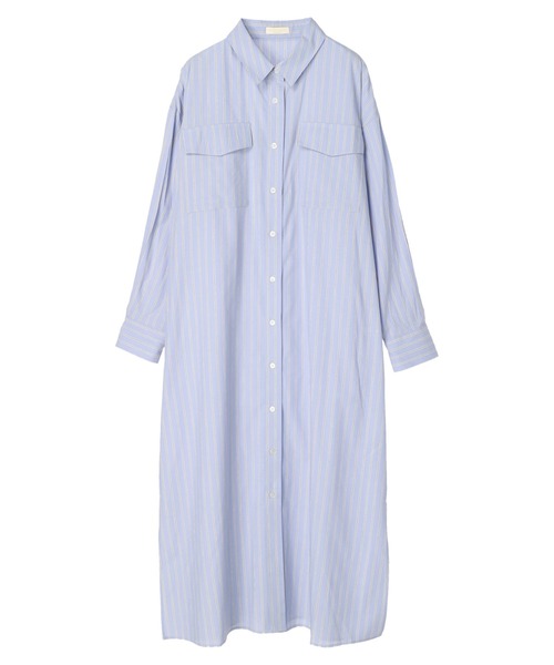 earth music&ecology（アースミュージックアンドエコロジー）の「ワークシャツワンピース（シャツワンピース・レディース・ホワイト系その他6/ベージュ系その他2/グリーン系その他3/ブルー系その他2・FREE）」の13枚目の写真