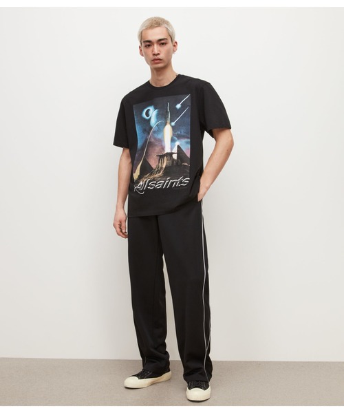 ALLSAINTS（オールセインツ）の「ANDROMEDA CREW T-SHIRT | ANDROMEDA クルー Tシャツ（Tシャツ/カットソー・メンズ・ブラック・S/XS/M）」の5枚目の写真
