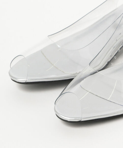 BEAMS BOY(ビームスボーイ)の「BEAMS BOY / クリアサンダル(サンダル・レディース・ホワイト/ブルー・24.0cm/24.5cm/23.5cm)」の4枚目の写真