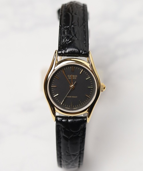 CASIO(カシオ)の「【60】【CASIO】クラシック ラウンド GD レザー(アナログ腕時計・レディース・ブラック/シルバー/ゴールド・FREE)」の9枚目の写真
