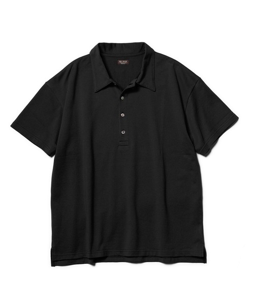 MR.OLIVE(ミスターオリーブ)の「コンパクト ミラノリブ / フレンチ ポロシャツ(ポロシャツ・メンズ・カーキ/ブラック/ベージュ・SMALL/LARGE/MEDIUM)」の7枚目の写真