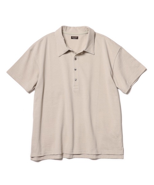 MR.OLIVE(ミスターオリーブ)の「コンパクト ミラノリブ / フレンチ ポロシャツ(ポロシャツ・メンズ・カーキ/ブラック/ベージュ・SMALL/LARGE/MEDIUM)」の9枚目の写真