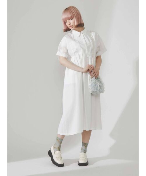 merry jenny（メリージェニー）の「flowerレースポシェット（ハンドバッグ・レディース・ブルー/パープル・FREE）」の7枚目の写真