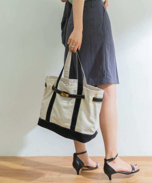 sita parantica（シータパランティカ）の「sita parantica　TOTE-CVL-M（トートバッグ・レディース・ブラウン系その他/ブルー系その他/ブラック系その他・-）」の2枚目の写真