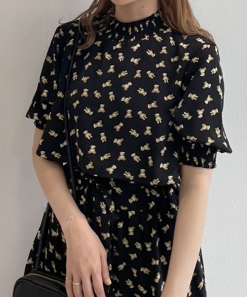 w closet（ダブルクローゼット）の「半袖ティアードワンピース（ワンピース・レディース・ホワイト/スミクロ/ブラック/ホワイト系その他3/ブラック系その他3/ホワイト系その他4/ブラック系その他4・FREE）」の15枚目の写真