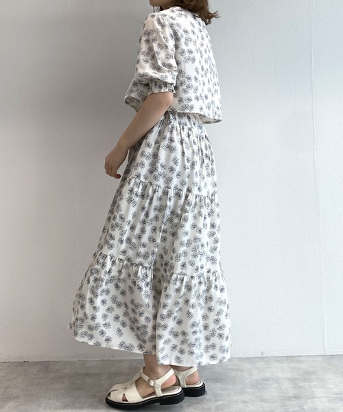 w closet（ダブルクローゼット）の「半袖ティアードワンピース（ワンピース・レディース・ホワイト/スミクロ/ブラック/ホワイト系その他3/ブラック系その他3/ホワイト系その他4/ブラック系その他4・FREE）」の11枚目の写真