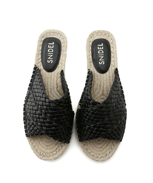 SNIDEL(スナイデル)の「ジュートサンダル(サンダル・レディース・ブラック/ベージュ・SMALL/MEDIUM/LARGE)」の10枚目の写真