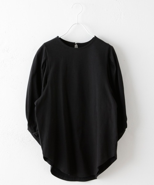 PUAL CE CIN(ピュアルセシン)の「タック袖ボリュームプルオーバー(Tシャツ/カットソー・レディース・ブラック/オフホワイト/ライトベージュ・FREE)」の17枚目の写真