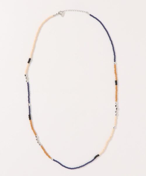 LOWRYS FARM（ローリーズファーム）の「マルチビーズロングネックレス　278647（ネックレス・レディース・グリーン/ネイビー/レッド・FREE）」の2枚目の写真