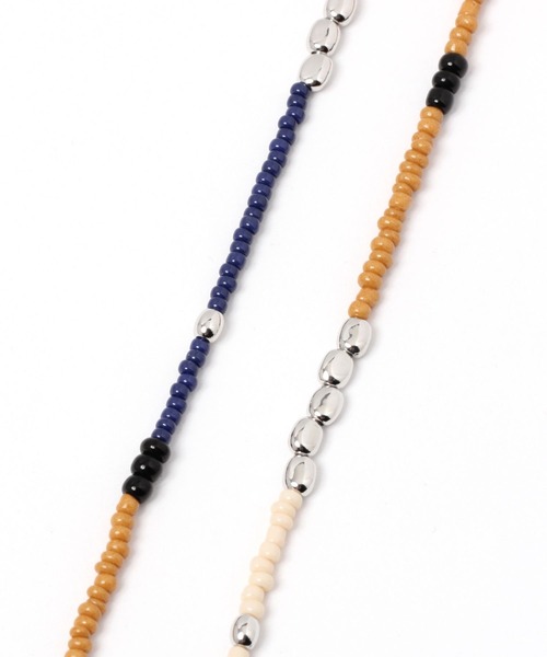 LOWRYS FARM（ローリーズファーム）の「マルチビーズロングネックレス　278647（ネックレス・レディース・グリーン/ネイビー/レッド・FREE）」の7枚目の写真