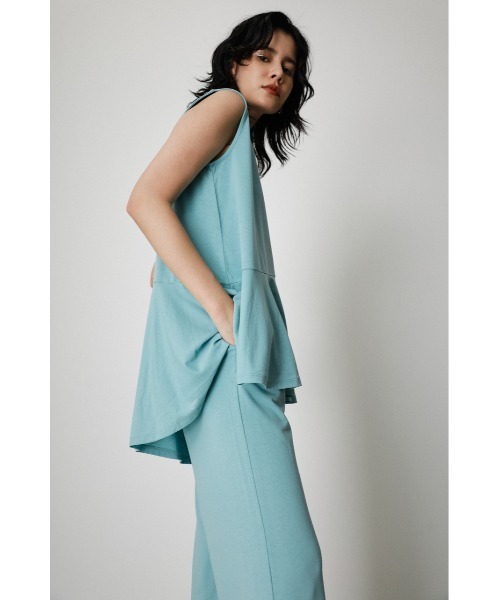 AZUL by moussy(アズールバイマウジー)の「ICE CLEAN FLARE TOPS/アイスクリーンフレアトップス(Tシャツ/カットソー・レディース・ライトグレー/ライトブルー/ブラック・SMALL/MEDIUM)」の15枚目の写真