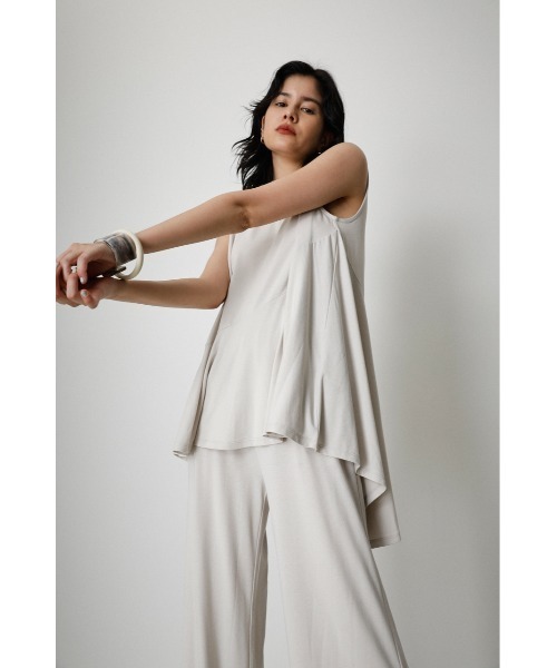 AZUL by moussy(アズールバイマウジー)の「ICE CLEAN FLARE TOPS/アイスクリーンフレアトップス(Tシャツ/カットソー・レディース・ライトグレー/ライトブルー/ブラック・SMALL/MEDIUM)」の16枚目の写真