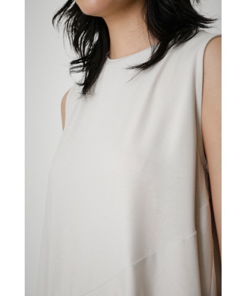 AZUL by moussy(アズールバイマウジー)の「ICE CLEAN FLARE TOPS/アイスクリーンフレアトップス(Tシャツ/カットソー・レディース・ライトグレー/ライトブルー/ブラック・SMALL/MEDIUM)」の10枚目の写真