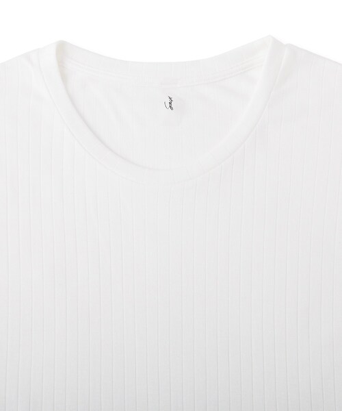 INDIVI（インディヴィ）の「Sacre ロングTシャツ（ルームワンピース・レディース・ホワイト・38）」の4枚目の写真