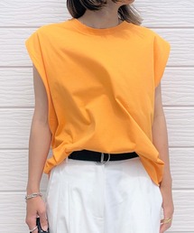 Q | オーガニックコットン天竺カットソー(Tシャツ/カットソー)