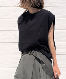 Q | オーガニックコットン天竺カットソー(Tシャツ/カットソー)