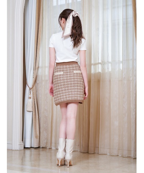 Darich（ダーリッチ）の「LUNEパールTシャツ（Tシャツ/カットソー・レディース・ホワイト/ピンク/ブラック・FREE）」の12枚目の写真