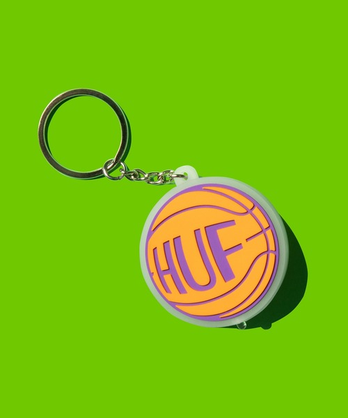 HUF(ハフ)の「HUFS BASKETBALL KEY CHAIN / HUF キーホルダー(キーホルダー・メンズ・オレンジ・O/S)」の1枚目の写真
