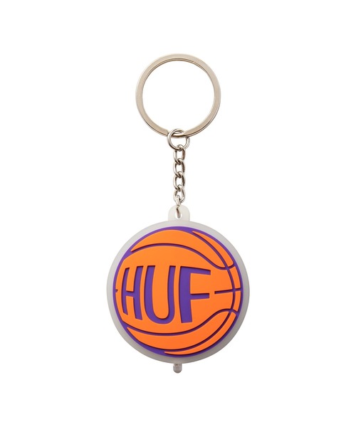HUF(ハフ)の「HUFS BASKETBALL KEY CHAIN / HUF キーホルダー(キーホルダー・メンズ・オレンジ・O/S)」の2枚目の写真