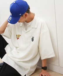 バック刺繍半袖ベトシャツ