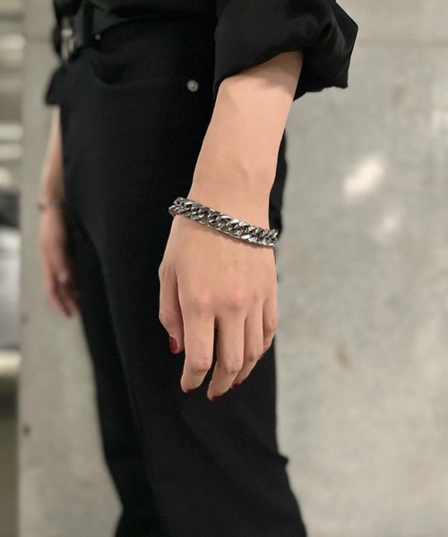 SBG（エスビー）の「SBG 喜平チェーンブレスレット（ブレスレット・メンズ・シルバー/ゴールド・21cm）」の7枚目の写真