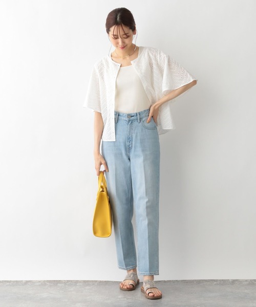 セール】レース2WAYブラウス半袖ブラウス/MATINEE LINE/275992（シャツ