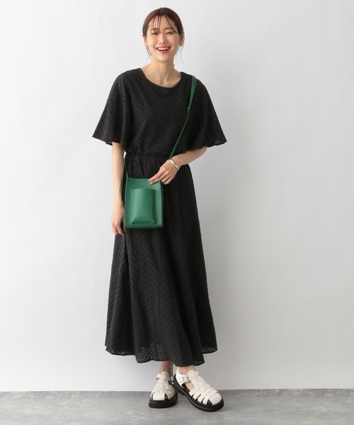 GLOBAL WORK(グローバルワーク)の「レース2WAYブラウス半袖ブラウス/MATINEE LINE/275992(シャツ/ブラウス・レディース・ブラック/ホワイト系その他2・LARGE/MEDIUM)」の9枚目の写真