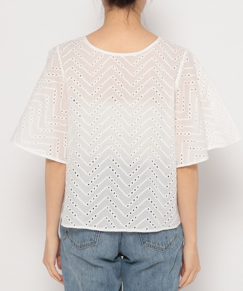 TOMORROWLANDcolection2wayレースシャツ el conductorH - 【24AW】フラワー レース フリル シャツ