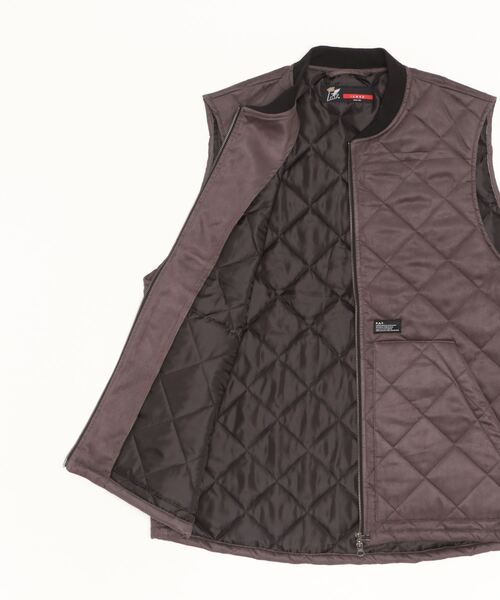 FAT（エフエイティー）の「FIELDLINER（ベスト・メンズ・チャコールグレー/ベージュ・SKINNY(L)/FAT(XL)/JUMBO(XXL)/TITCH(M)）」の4枚目の写真