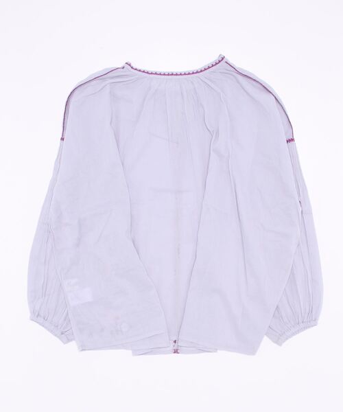 Rydia(リディア)の「コビニャーギャザーブラウス(シャツ/ブラウス・レディース・オフホワイト/サックスブルー/スミクロ・M)」の14枚目の写真