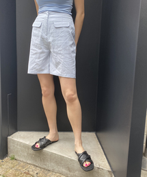 フラップショートパンツ