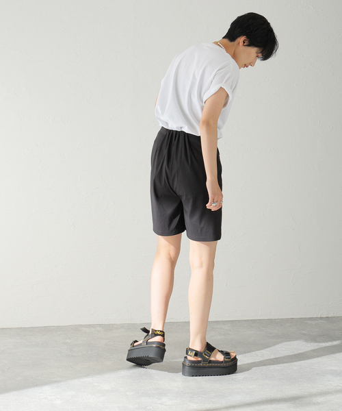 Oriens JOURNAL STANDARD(オリエンス ジャーナルスタンダード)の「フラップショートパンツ(その他パンツ・レディース・カーキ/ブラウン/ブルー系その他/ブラック・SMALL/MEDIUM)」の11枚目の写真