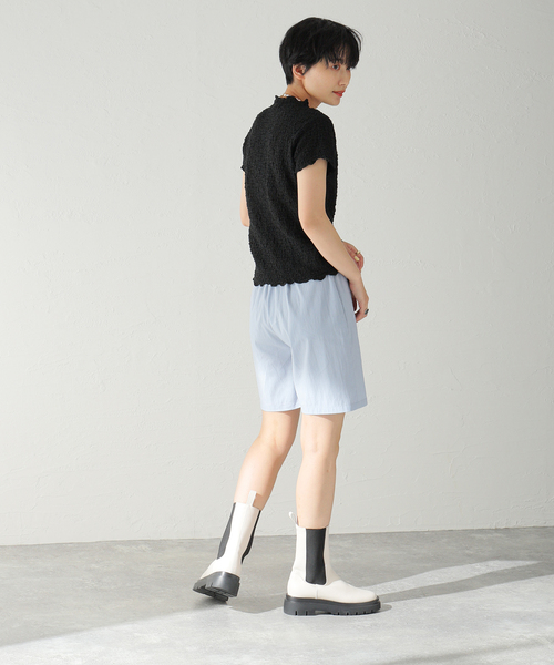 Oriens JOURNAL STANDARD(オリエンス ジャーナルスタンダード)の「フラップショートパンツ(その他パンツ・レディース・カーキ/ブラウン/ブルー系その他/ブラック・SMALL/MEDIUM)」の17枚目の写真