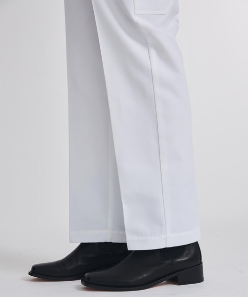 th products（ティーエイチプロダクト）の「th×Dickies Straight Pants（チノパンツ・メンズ・ホワイト/ブラック・2）」の22枚目の写真