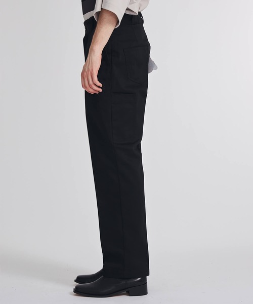 th products（ティーエイチプロダクト）の「th×Dickies Straight Pants（チノパンツ・メンズ・ホワイト/ブラック・2）」の6枚目の写真